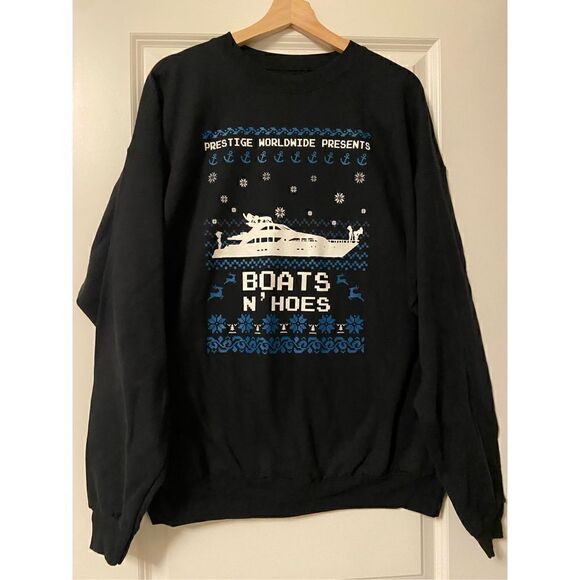 Boats and Hoes Crewneck Sweater size XL - Picture 1 of 1
